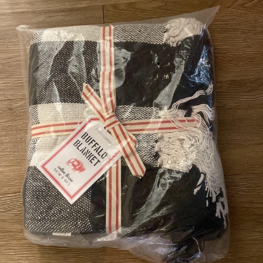 Buffalo Plaid Cotton Throw